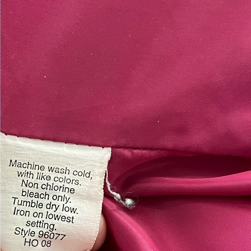 J. Crew x 2000’s Fuschia Puffer Snap Button Vest